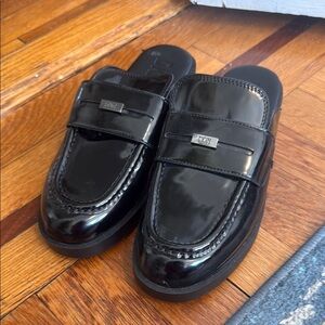 DKNY Women’s Black Heeled Mule Size 7.5